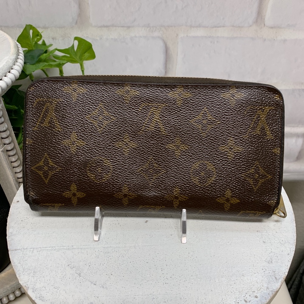 ⭐ Louis Vuitton Monogram Zippy Zip Around Long Wallet purse /M1891